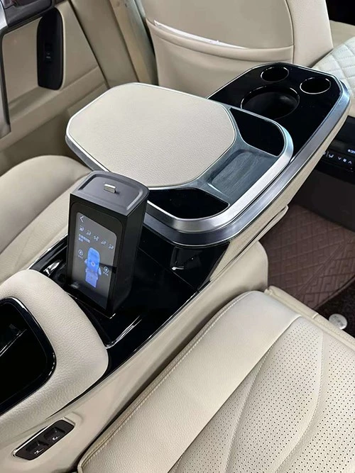 product-500-667 Tray board on luxury SUV rear seat kit for Toyota Prado