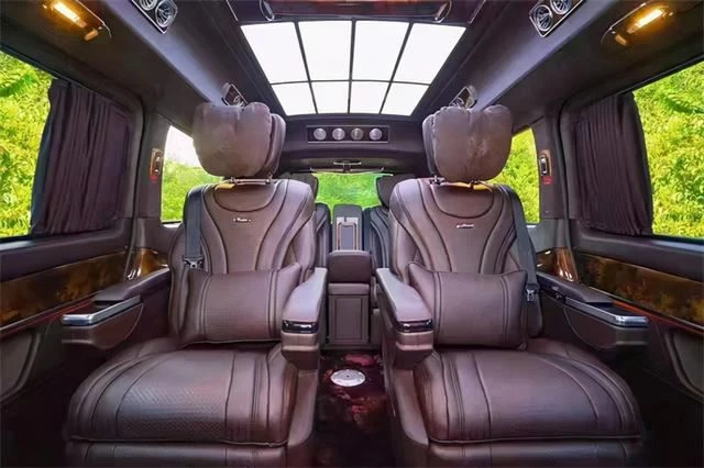 Mercedes-Benz V260L Sab saum toj Custom Seven-seat Luxury Commercial Tsheb, K...